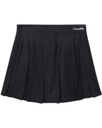 Chocoolate - Logo-print Pleated Miniskirt - Lyst