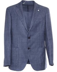 Luigi Bianchi - Two-Button Patch-Pocket Blazer - Lyst