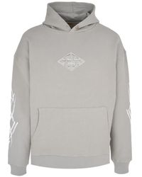 Exit Society - Fractured X Logo-Detail Graphic-Print Hoodie - Lyst
