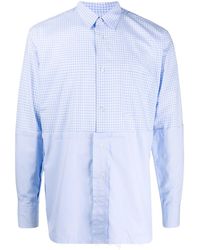 nike gingham check track jacket in red