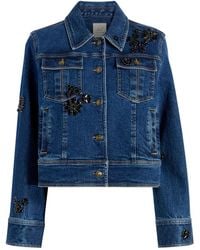 Cinq À Sept - Riviera Denim Jacket - Lyst