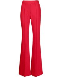 Alex Perry - Bonded-seams Flared Trousers - Lyst