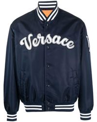 Versace - Jacket With Logo - Lyst