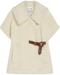 Max Mara - Capa Sin Mangas Con Cinturón - Lyst