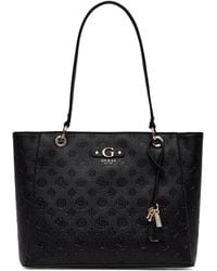Guess - Dita Patterned Tote Bag - Lyst