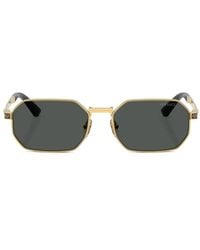 Versace - Geometric-Frame Sunglasses - Lyst