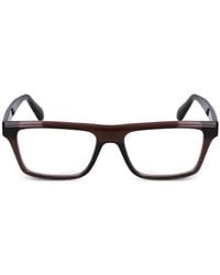 Ferragamo Eyewear - Rectangle-Frame Glasses - Lyst