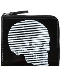 McQueen - Portefeuille En Cuir À Fermeture Zippée - Lyst