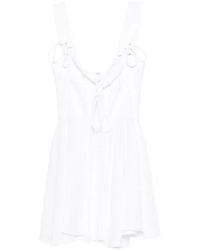 LES FILLES D'EVA - Sleveeless Tie-Strap Mini Dress - Lyst