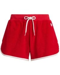 Polo Ralph Lauren - Contrast-Trim Drawstring-Waist Shorts - Lyst
