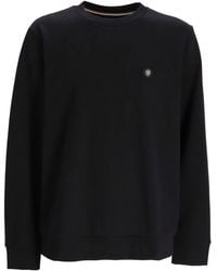 BOSS - Logo-Patch Crew-Neck Sweatshirt - Lyst