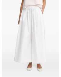 BOSS - Elasticated-Waist Palazzo Pants - Lyst