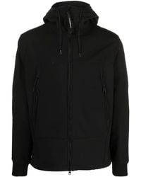 C.P. Company - Goggles-Detail Zip-Up Hooded Jacket - Lyst
