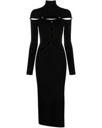 Versace - Medusa Kleid mit Cut-Outs - Lyst