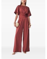 Willa - Penny Flared-Sleeve Wide-Leg Jumpsuit - Lyst