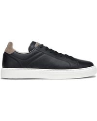 Brunello Cucinelli - Grained Calfskin Sneakers - Lyst