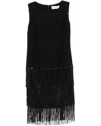 DE SANTIS - Sequin-Embellished Fringed Midi Dress - Lyst