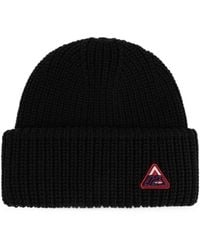 DSquared² - Gerippte Beanie Mit Logo-Patch - Lyst