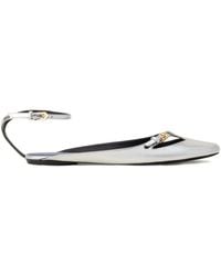 Lanvin - Buckle Ankle-Strap Ballet Flats - Lyst