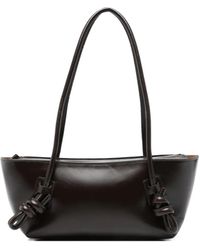 Hereu - Fleca Knot-Detail Leather Shoulder Bag - Lyst