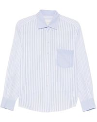 Xacus - Dalia Striped-Pattern Chest-Pocket Shirt - Lyst