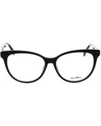 Max Mara Eyewear - Tortoiseshell-Effect Cat-Eye Glasses - Lyst