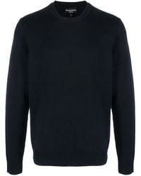 Emporio Armani - Crew-Neck Wool Jumper - Lyst