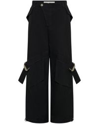 Dion Lee - Straight-leg Organic Cotton Blend Trousers - Lyst