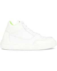 MSGM - Leather Sneakers - Lyst