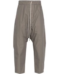 Rick Owens - Lido Drop-crotch Cropped Trousers - Lyst