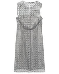 Luisa Cerano - Mesh Mini Dress - Lyst