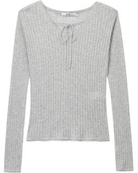 B+ AB - Ribbed-Knit Top - Lyst