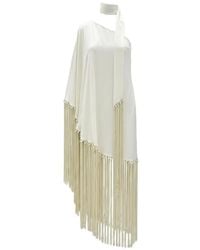 ‎Taller Marmo - Gunilla Fringe-Trimmed Maxi Dress - Lyst