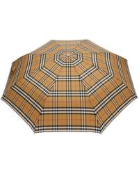 Burberry Trafalgar Checked Umbrella - Multicolour