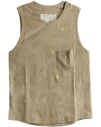 Ziggy Chen - Paint-Splatter Button-Fastening Vest - Lyst
