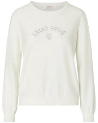 Liu Jo - Top With Micro Sequins - Lyst