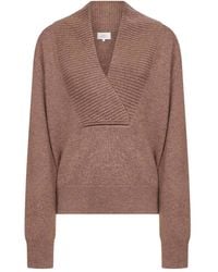 Loulou de Saison - Makela Pullover Mit V-Ausschnitt - Lyst