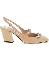 Jimmy Choo - 70Mm Belinda Crystal-Embellished Slingback Pumps - Lyst