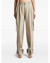 Manière De Voir - Danielle Tailored Pleated Cargo Pants - Lyst