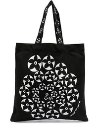 10 Corso Como - Borsa Tote Con Stampa Grafica - Lyst