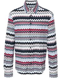Missoni - Chevron-knit Cotton Shirt - Lyst