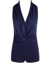 Paloma Wool - Soma Halterneck Draped Jumpsuit - Lyst
