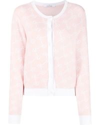 ROKH - Cardigan Mit Print - Lyst