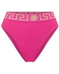 Versace - Greca Medusa Bikini Bottoms - Lyst