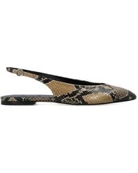 Aeyde - Snake-Pattern Flat Pumps - Lyst