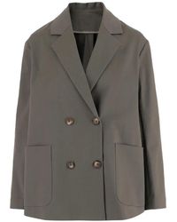 F.it - Double-Breasted Blazer - Lyst
