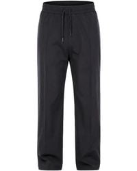 ARMANI EXCHANGE - Elasticated-Waistband Trousers - Lyst