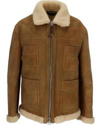 Tom Ford - Chaqueta con cuello de lana de oveja - Lyst