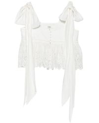 Chloé - Embroidered Top - Lyst