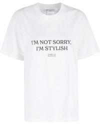 Isabelle Blanche - Slogan-Print T-Shirt - Lyst